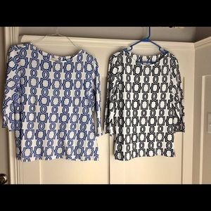 Chico’s women’s nautical shirt set